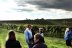 Neil Shore shows Piedmont Farm School participants his winegrape vineyards.