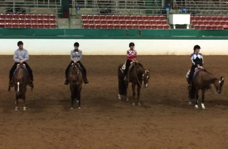 Western Horsemanship Finalists: Ryan Archer (Guilford County), Donna Mosely (Nash County), Callie Adams (Johnston County), Michaela Vick (Nash County)