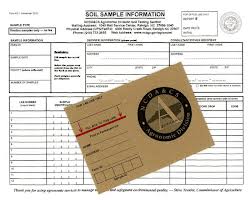 Soil sample form and box