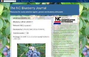 The N.C. Blueberry Journal screen shot The N.C. Blueberry Journal screen shot