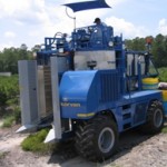 Commercial berry harvester