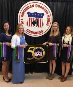 L to R: Grace Conerly (Chatham), Grace Huneycutt (Stanly), Sarah Isley (Unionr), Kaylyn Gise (Union)