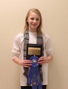 High Individual Junior Judging- Hannah Moscawics, Wake County