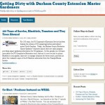 Extension Master Gardener Radio show Durham