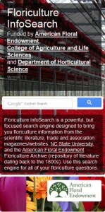 Floriculture InfoSearch