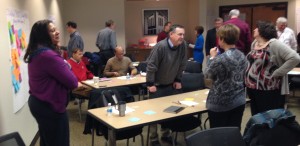 Conversation at strategic planning meeting