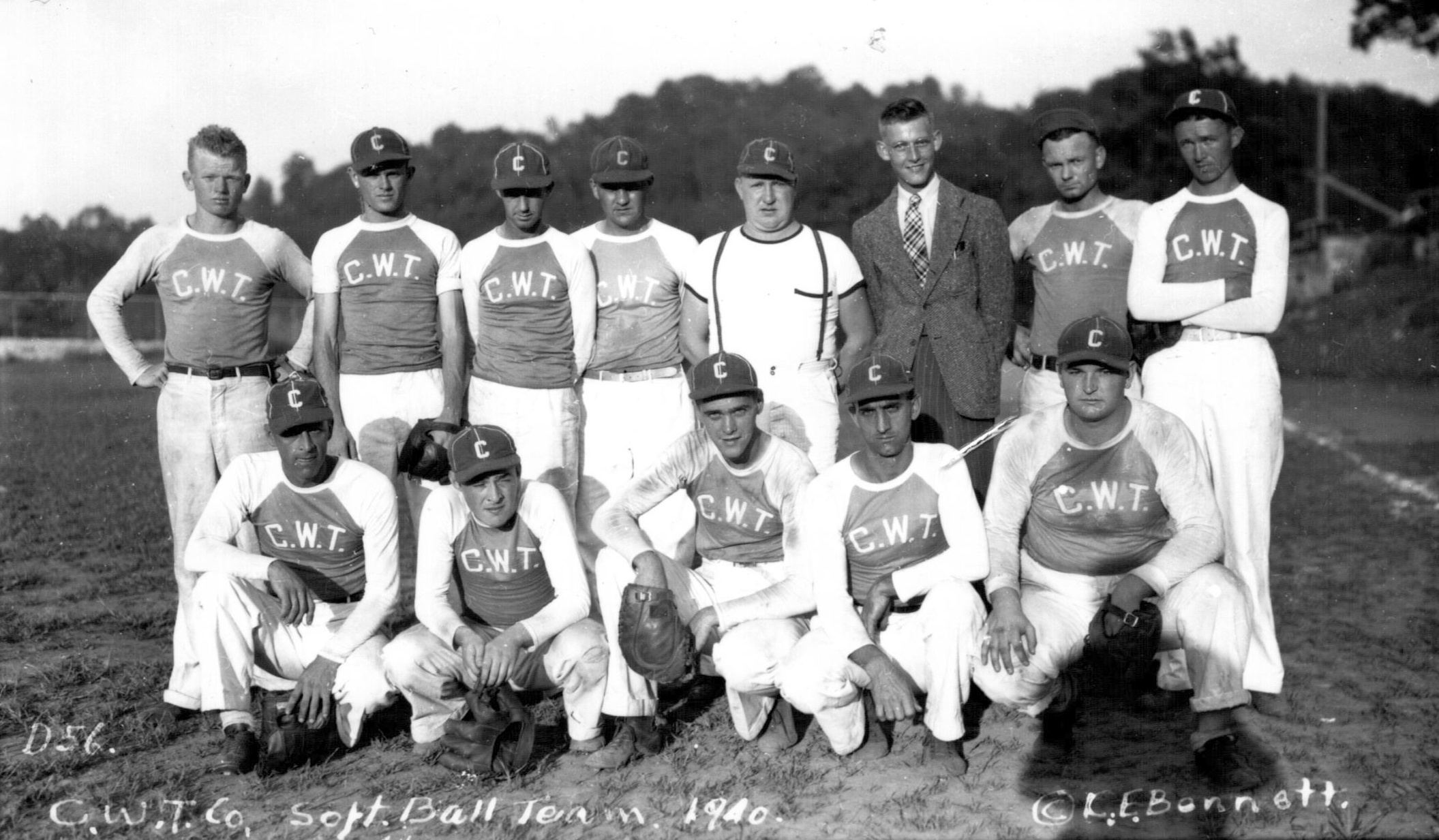 Carolina Wood Turning softball team, 1940