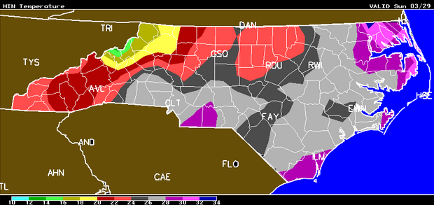 N.C. map