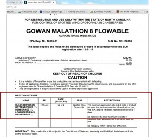 Cover photo for Sprayer Calibration for Use in Berry Fields Against Spotted Wing Drosophila