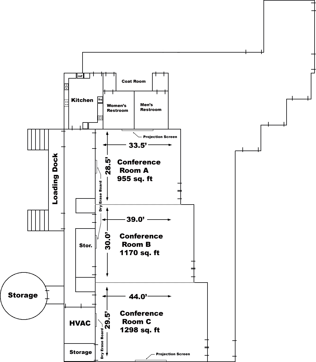 map of the conference center