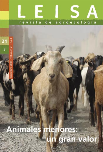 Website Revista de Agroecologia Leisa Goats