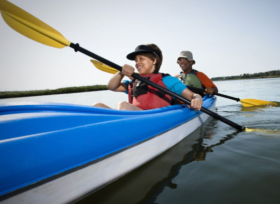 kayakers