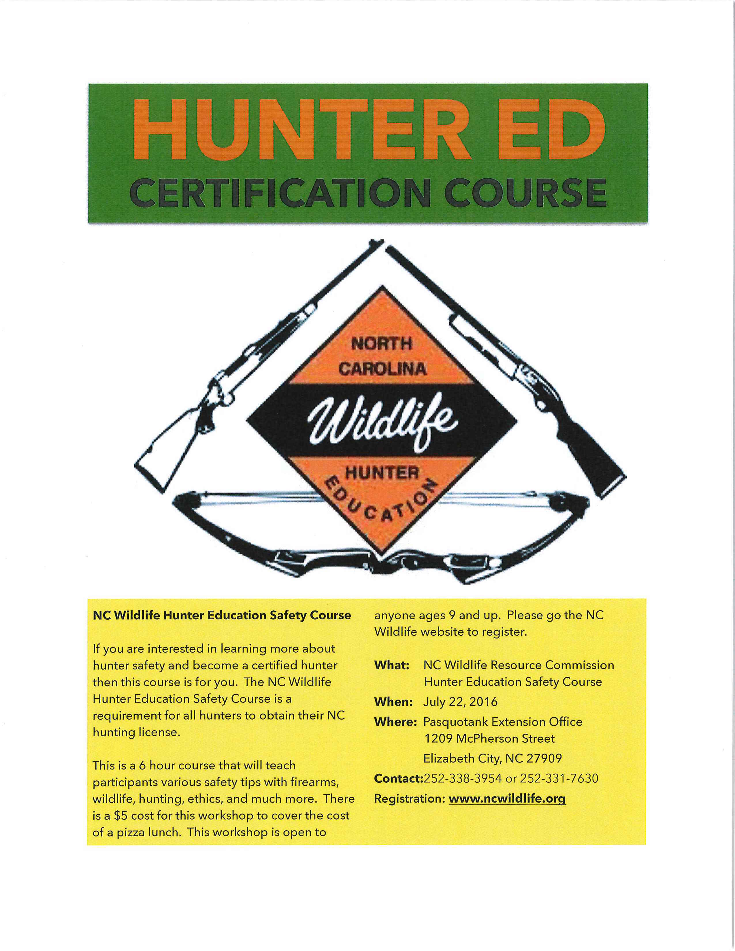 View Hunters Safety Course Nc Images Best Information and Trends