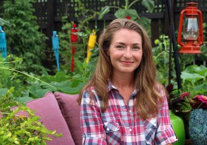 Brie Arthur in her Yardscaping Garden - Image by Harold Johnson-CC-BY