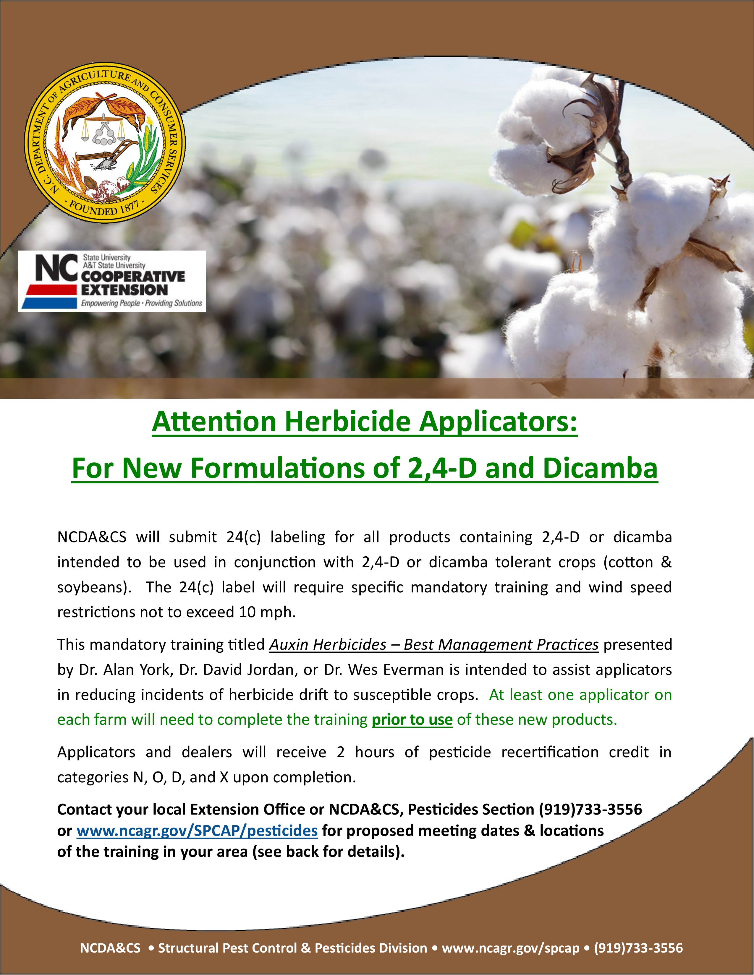 mandatory meeting flyer