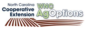 Logo reading North Carolina Cooperative Extension WNC AgOptions