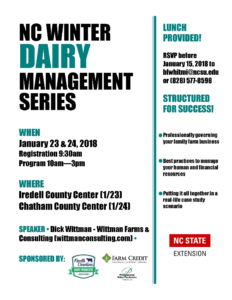 Cover photo for Dairy Winter Management Series