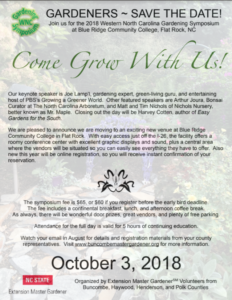 flyer for Western Regional Symposium