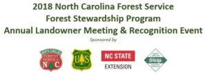 NC Forest Stewardship Program sponsor banner