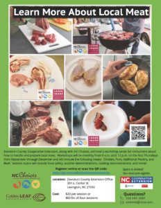 Cover photo for Learn More About Local Meat Davidson County Cooperative Extension | Fall 2018