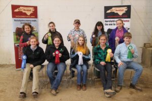 Cover photo for 2019 NC Junior Hereford Association Judging in January