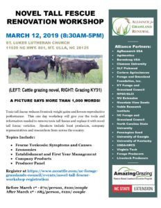 Cover photo for Are Your Pastures Toxic? Come Join Us on March 12 to Learn More