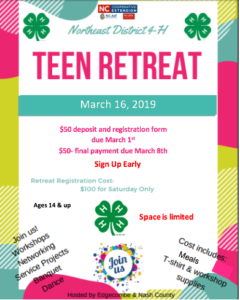 Cover photo for Northeast District Teen Retreat