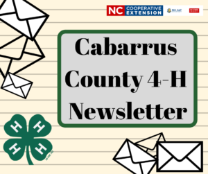 Cover photo for Cabarrus 4-H Newsletter