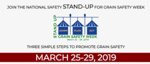 Cover photo for Stand Up for Grain Safety Week! March 25-31, 2019