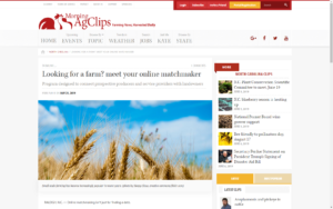 Cover photo for NC FarmLink Program Picked Up by Nationwide MorningAgClips