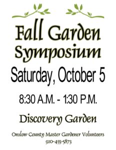Cover photo for Fall Garden Symposium Is Coming in October