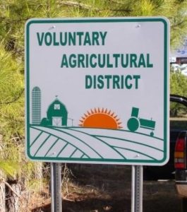 Agriculture District Sign