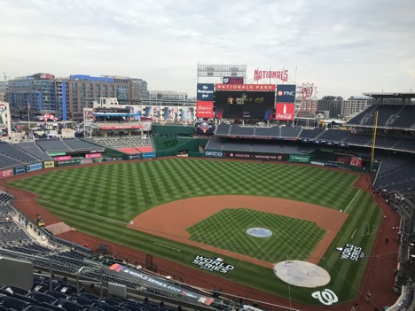 The Washington Nationals baseball field being featured in the World Series is managed by NC State turfghass alumni John Turnour