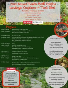 Cover photo for 22nd Annual Eastern NC Landscape Conference & Trade Show