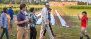 Dr. Liang leading tour