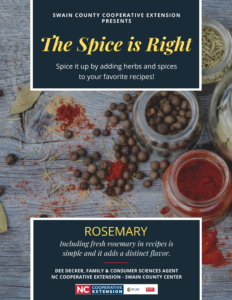 Cover photo for The Spice is Right - Rosemary