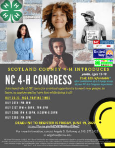 Cover photo for NC 4-H Congress 2020 Registration