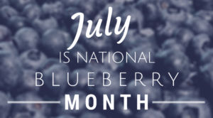 July is National Blueberry Month