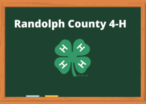 chalkboard with 4-H