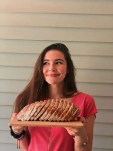 sliced French white sourdough bread*