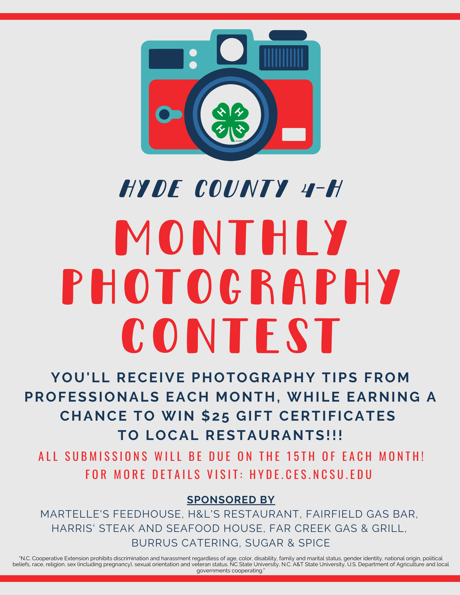4H Photography Contest Capturing Hyde Through Your Lens N.C
