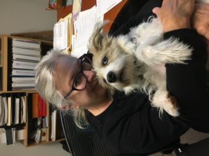 Becky Bowen with her dog Marvin