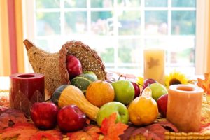 Thanksgiving cornucopia