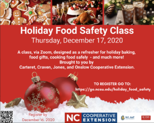 Cover photo for Holiday Food Safety - Baking and More!