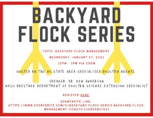 Cover photo for Backyard Poultry Flock Webinar