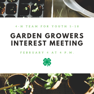 Garden Growers Interest Meeting