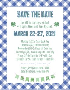 Cover photo for Teen Retreat and Spirit Week 2021