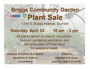 Cover photo for Briggs Avenue Community Garden Plant Sale