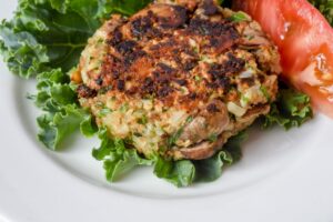 Mushroom Almond Burger