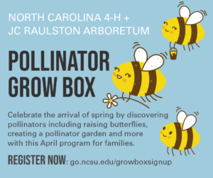 Image of a flyer for the april grow box